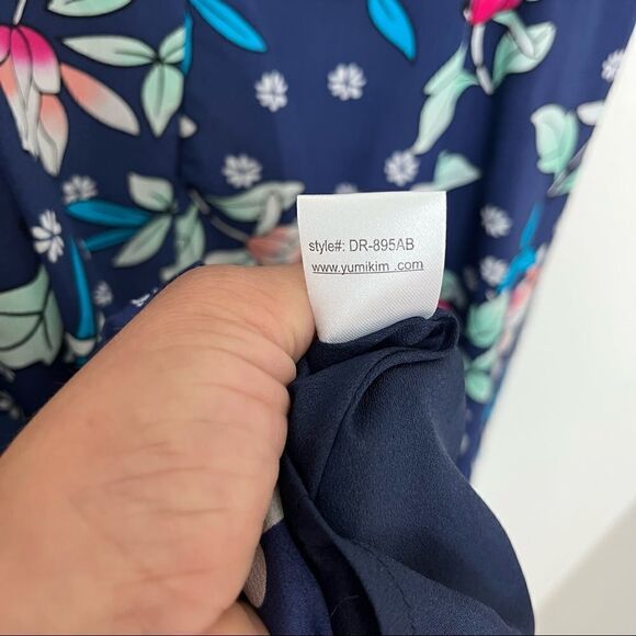 Yumi Kim Calso Silk Floral Midi Dress - Picture 12 of 12